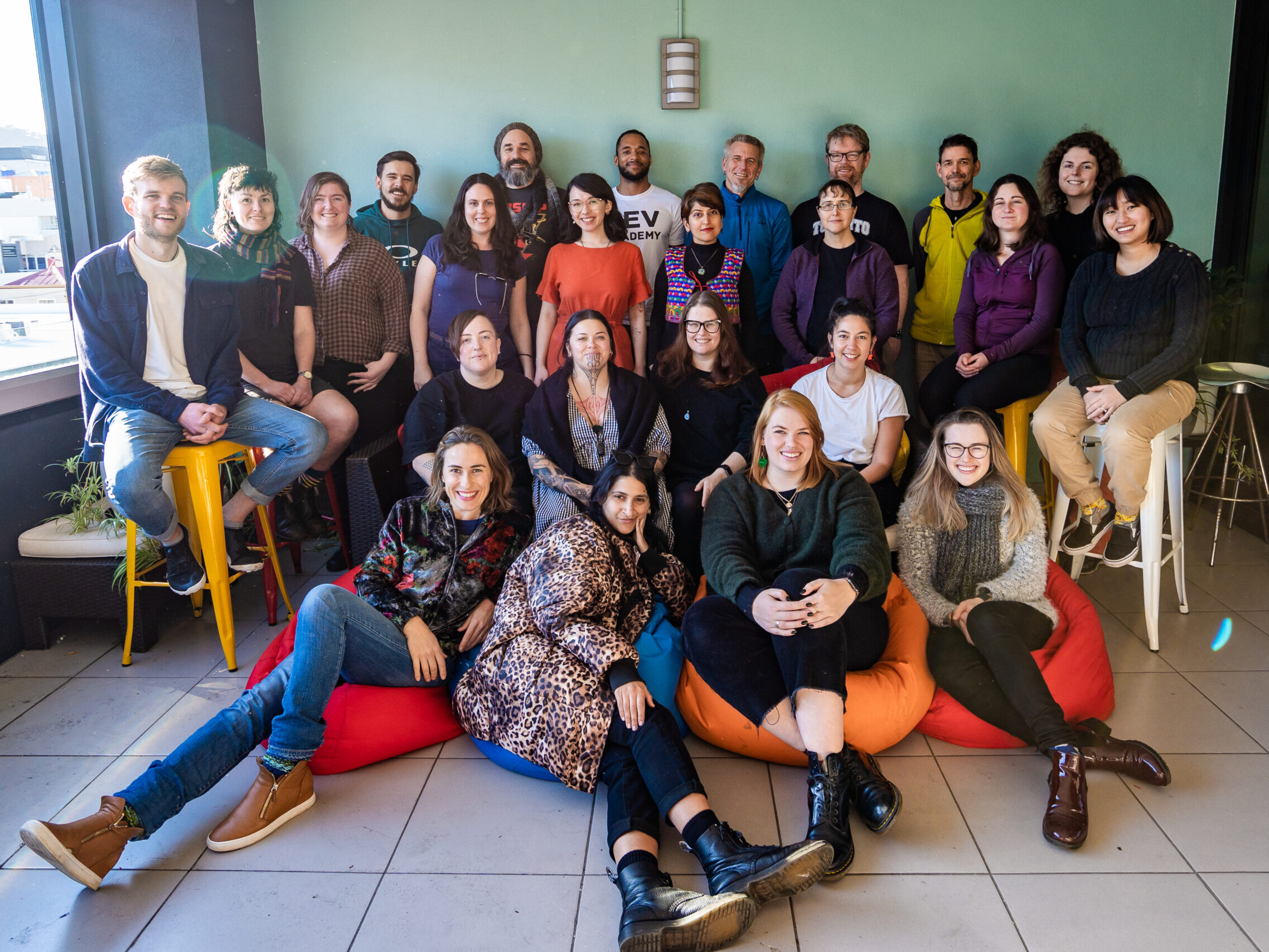 The team at Dev Academy Aotearoa, 2021 | Photo: Kristine Zipfel